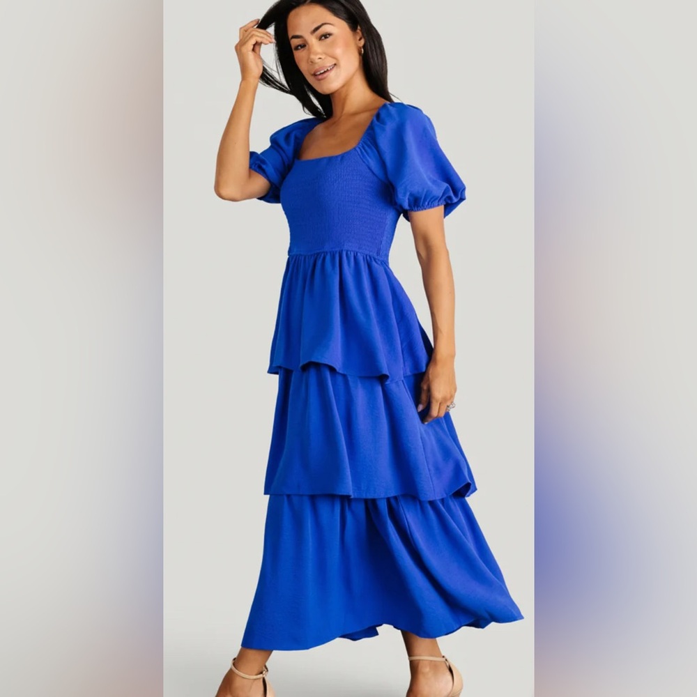 Baltic Born Ashbourne Tiered Midi Dress